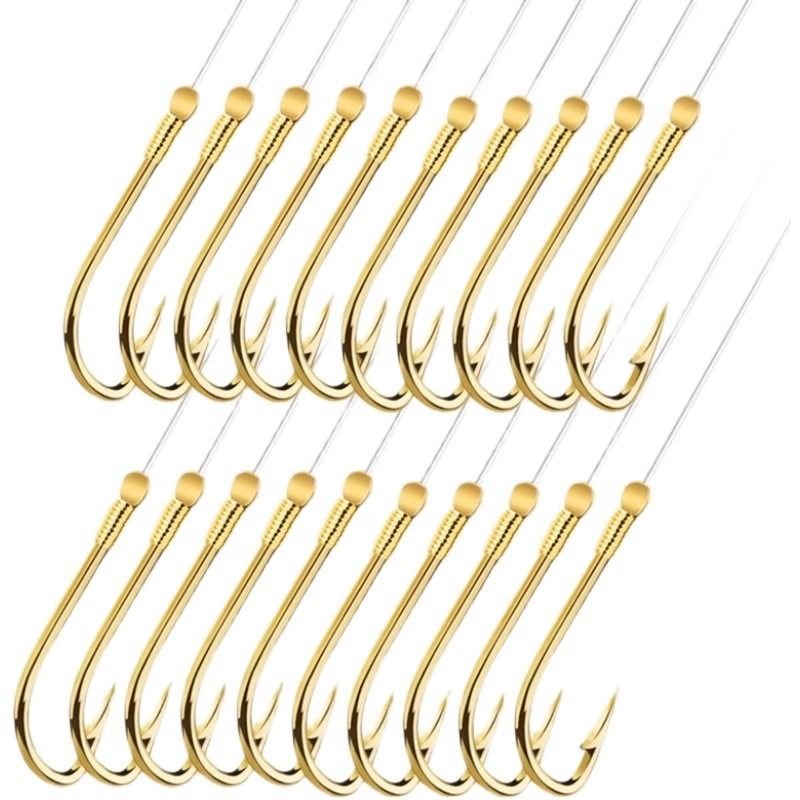 Fish hooks, double hooks, cuff cuff hooks, full of Izini bean pelvis