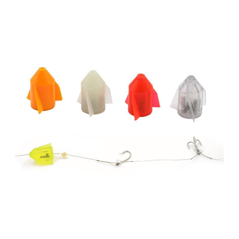 Scrambling bells, with stainless steel rollerfish baits in the tube