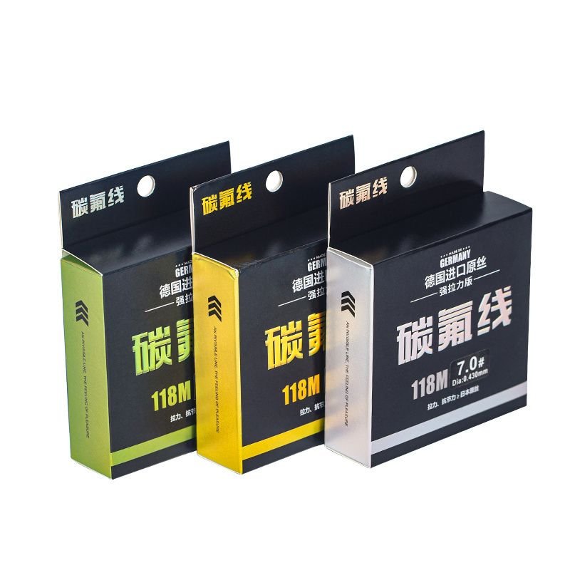 118 m of grinding fish main line, with a strong pull and soft sub-line carbon line, with a dedicated lead line