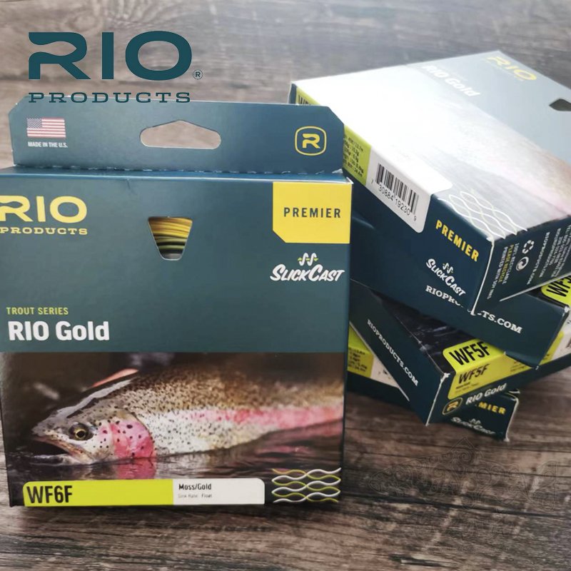 We've got a live RIO Gold, a series of fresh water stream mains flying to fish and fish
