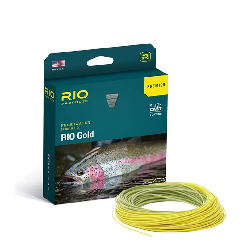 We've got a live RIO Gold, a series of fresh water stream mains flying to fish and fish
