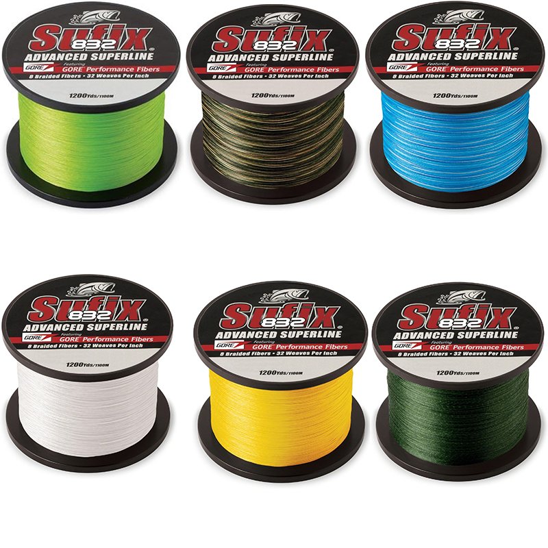 Suffix 832 PE, 1,100 m, 8 knitting units, Luya, Black Thunder Force original