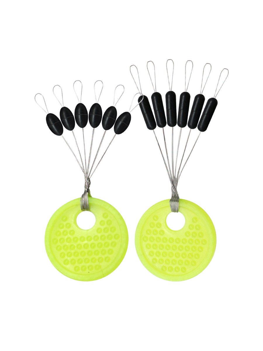 Fishing super-silica-geled, high-quality rubber-class 100-packed olive-shaped gear small-sized accessories