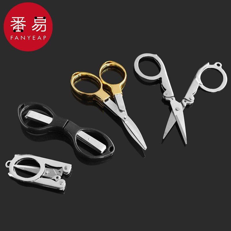SCISSORS/FISHING A1P69 - COLLAPSE LINE CLIPPER WITH ROTTING STEEL SCISSORS
