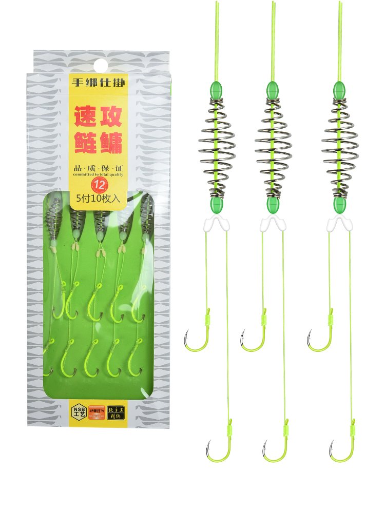 A new type of special-purpose spring hook hook hook line for a fish hook with a sub-lined double-linked line