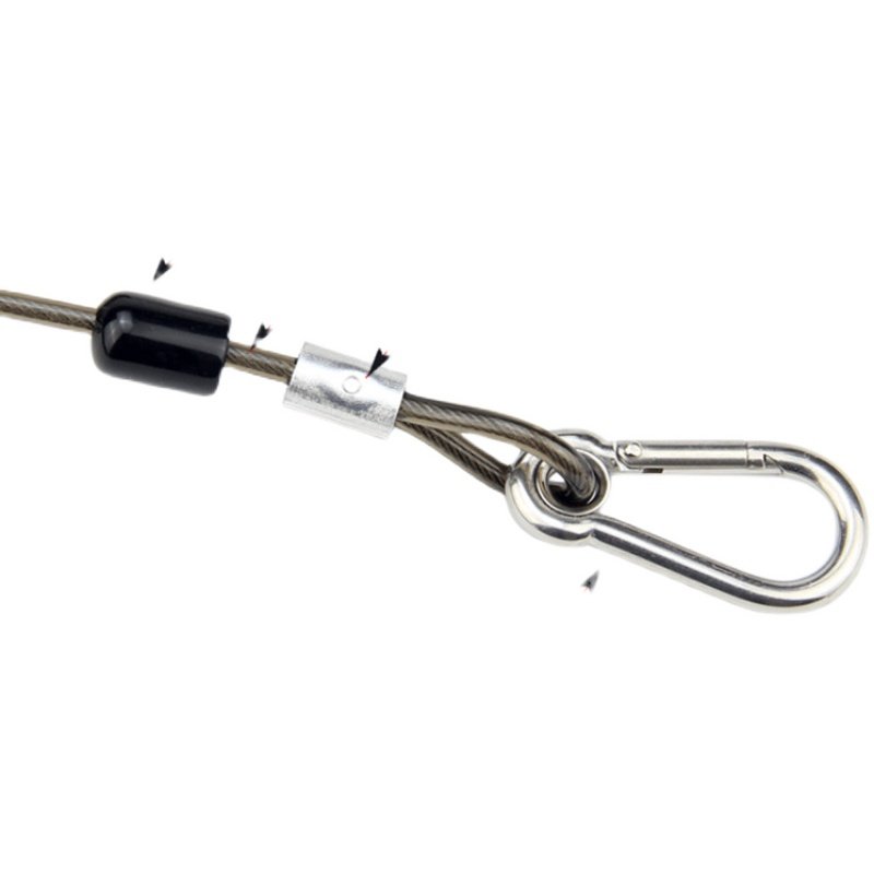 Powerless handline safety ropes, two-metre wires for a fishing boat, and a two-metre line for a fishing boat