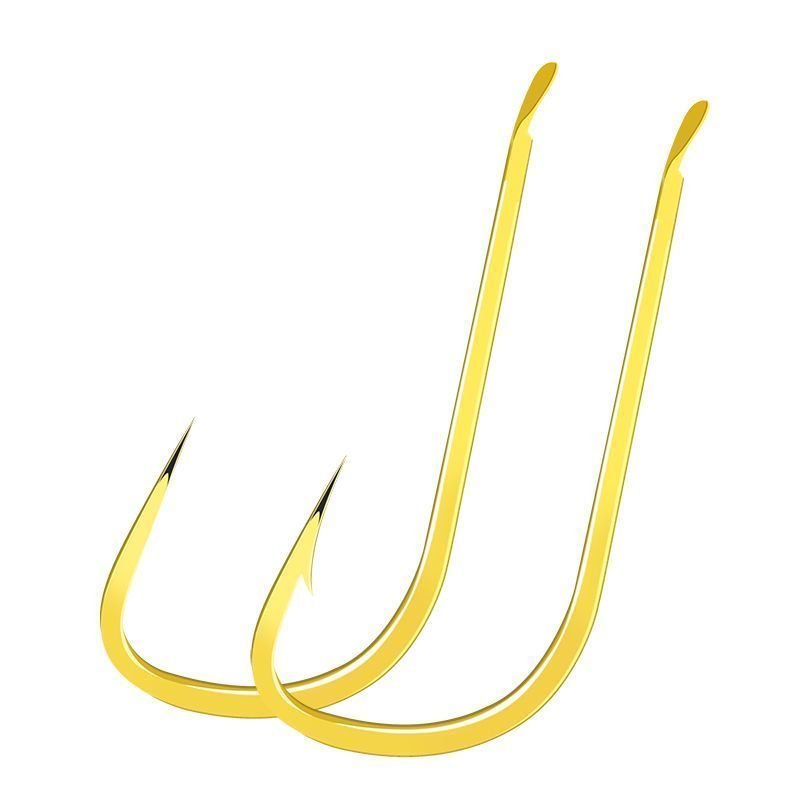 Fish hooks, double hooks, cuff cuff hooks, full of Izini bean pelvis