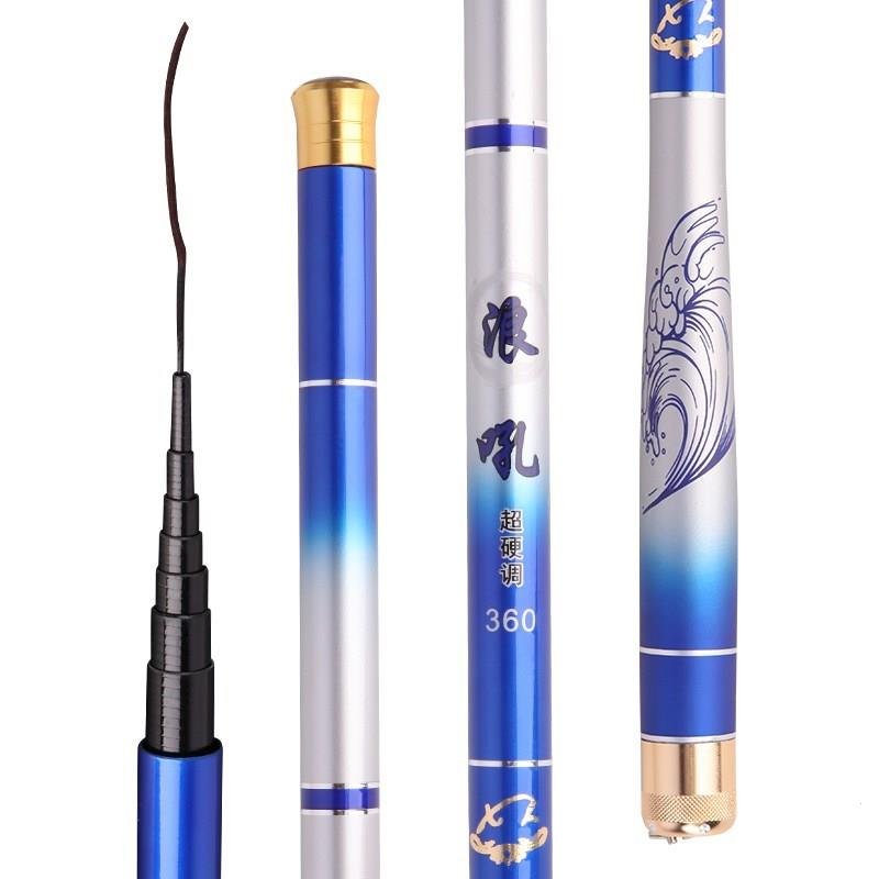 THE 38-KICK-AND-CREEN-CREECH FISHING POLES CARRY 19 TO 28I WITH THEM