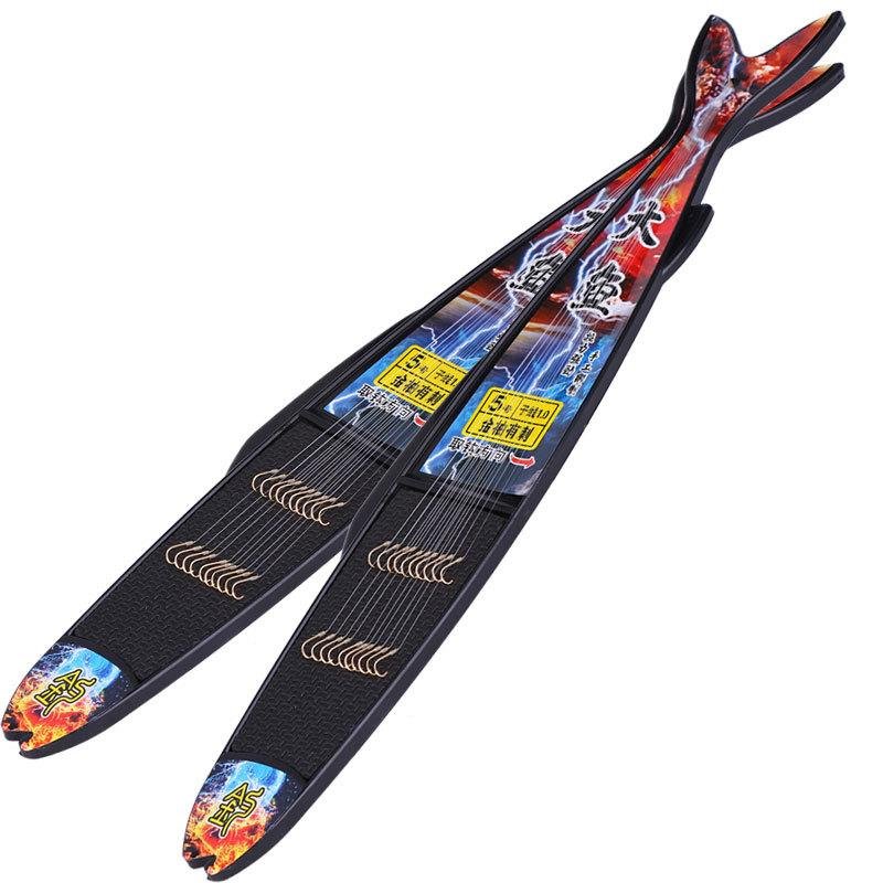 Big fish wires, Ignat Nie Bean hooks, laced in a lined-up double hook, fishing lined suit