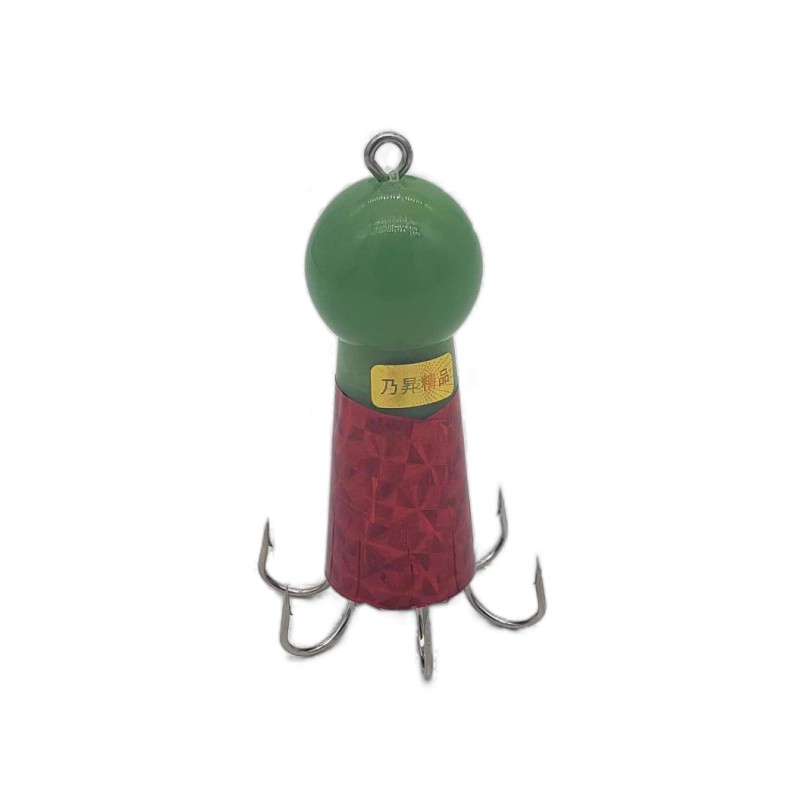 A new octopus hook hook hook with a pearly night-blastered bead with an eight-grain-basket hook against a hook