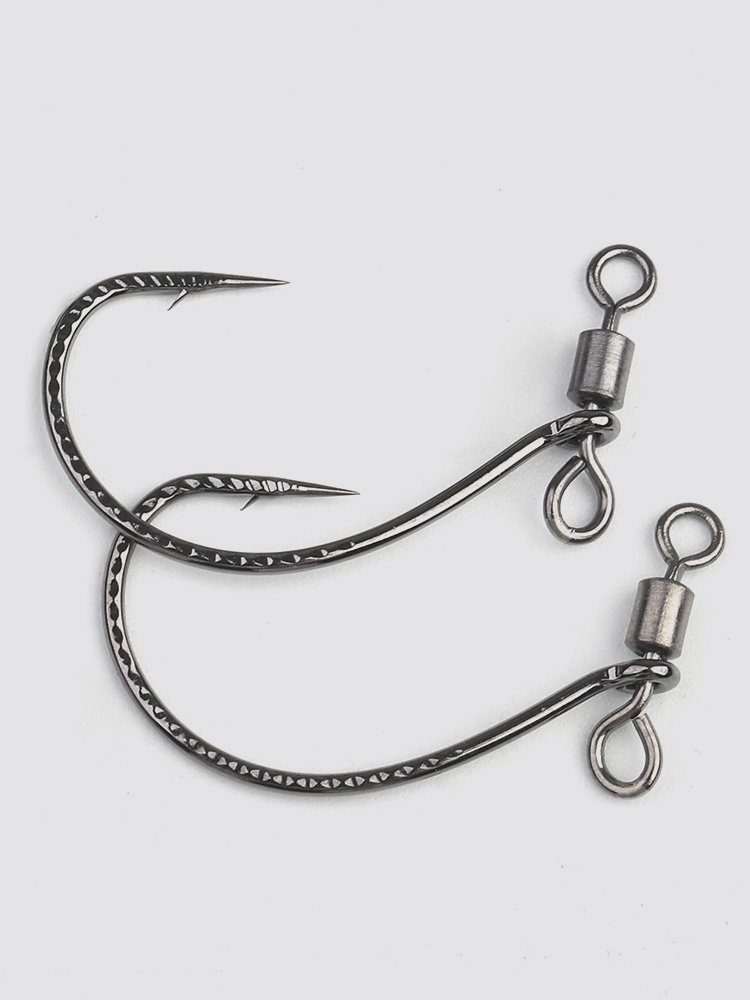 "Luya's 803 mackerel hooks to strengthen the squirmfish bait molluscs to modify the hook."