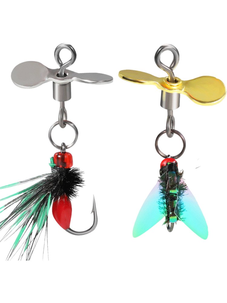 A fly with a venomous vortex, a fly with a guacamole, a fish bait, a micromeasure of a Luya bait