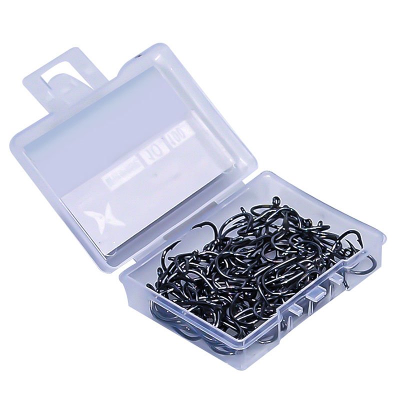 100 tubes for the Izzini fish hook with a ringed blue hook, double hook number four, number five, number three, no stings