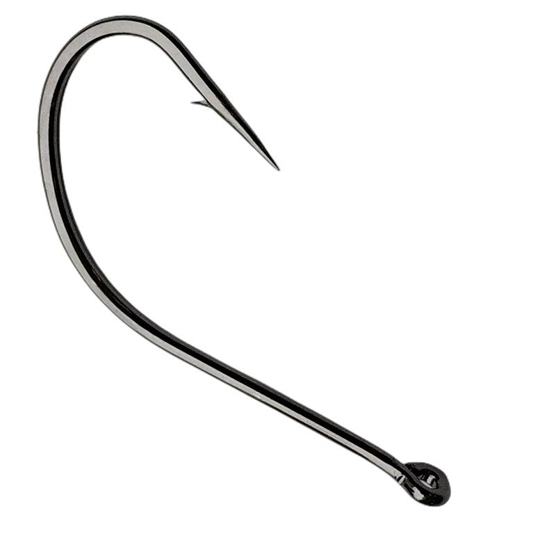 The black sperm tube has a long handle on stabbing and stabbing fish hooks, fishing for seaballs, fishing for luose hooks