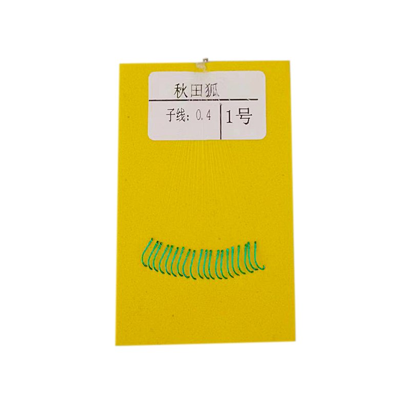 Autumn fox short-lined, single-linked, gold-sleeved hooks specializing in fish streaming