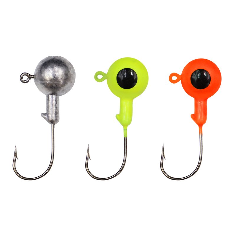 Lead-head hooks with Luya soft bait hooks and night-colored mogby mollusks with heavy hooks