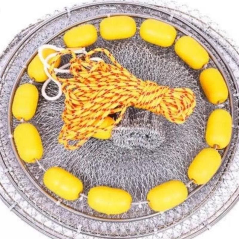 Multi-float, multi-floating, multi-floating, net-backed bags dry and folded and coarse-weaved fish