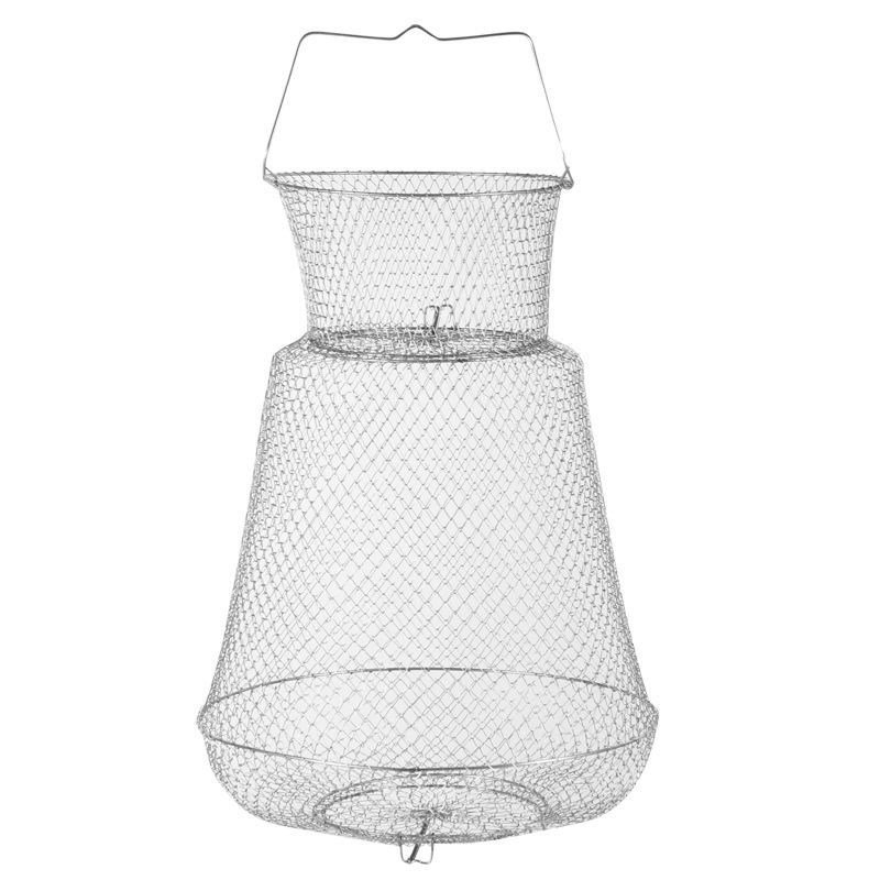 Net 04 stainless steel fish folds of steel-resistant fish poached fish, 3 rounds of filament for shrimp cages