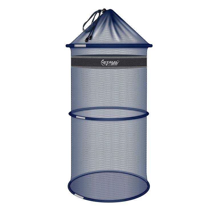 The little fish net handler carries a net-dry, short-sized fish folding the mini-eye
