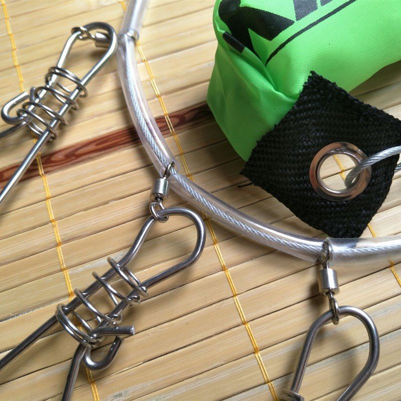 CAN LOOK AT THE FISH FOR THE NEW STAINLESS STEEL WIRE LINE, AND THE FISH FOR THE T-FISH LOCKER