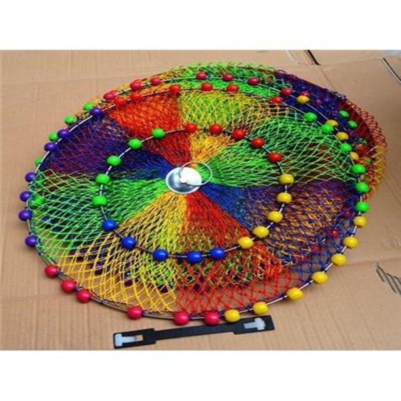 The real black pit fish and the semi-hand-weaved, high-tech, combat fish and nylon fishing gear factory