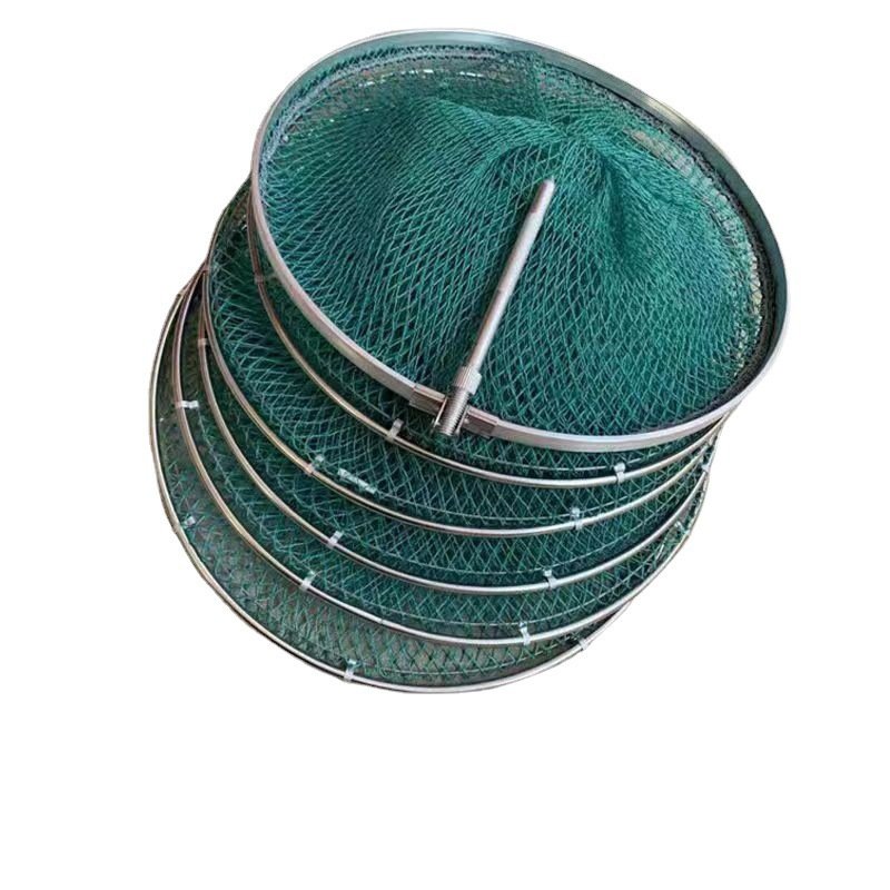 JR'S STAINLESS STEEL NET CROCHETS THE NET'S BLACK PITS AND CROCHETS THE NET'S FAST-DRY-DRY FISHING NET