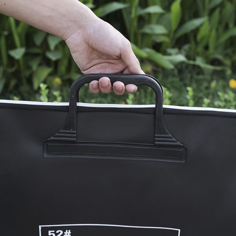 Pocket bags with heavy waterproof fish bags and bag gear