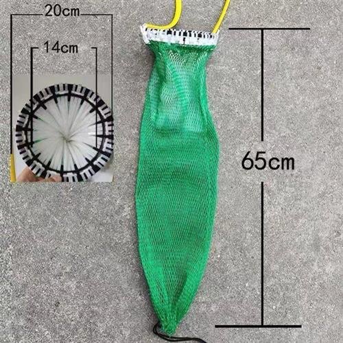 Dive-net-coated fish must be protected from running