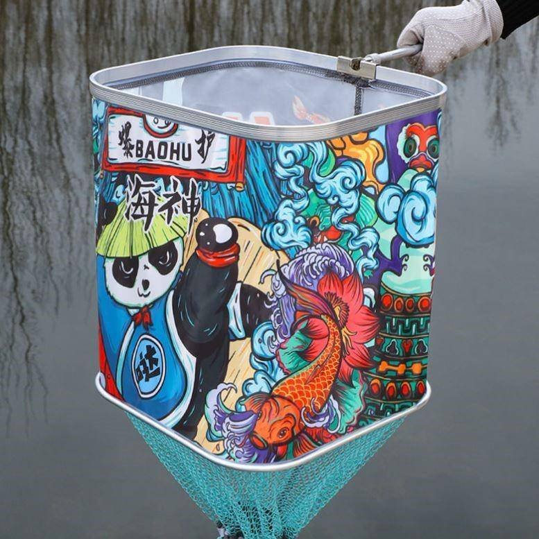 New fish catch, invisible, dry, stench-proof, portable, high-end aluminum alloy bag with thick fish