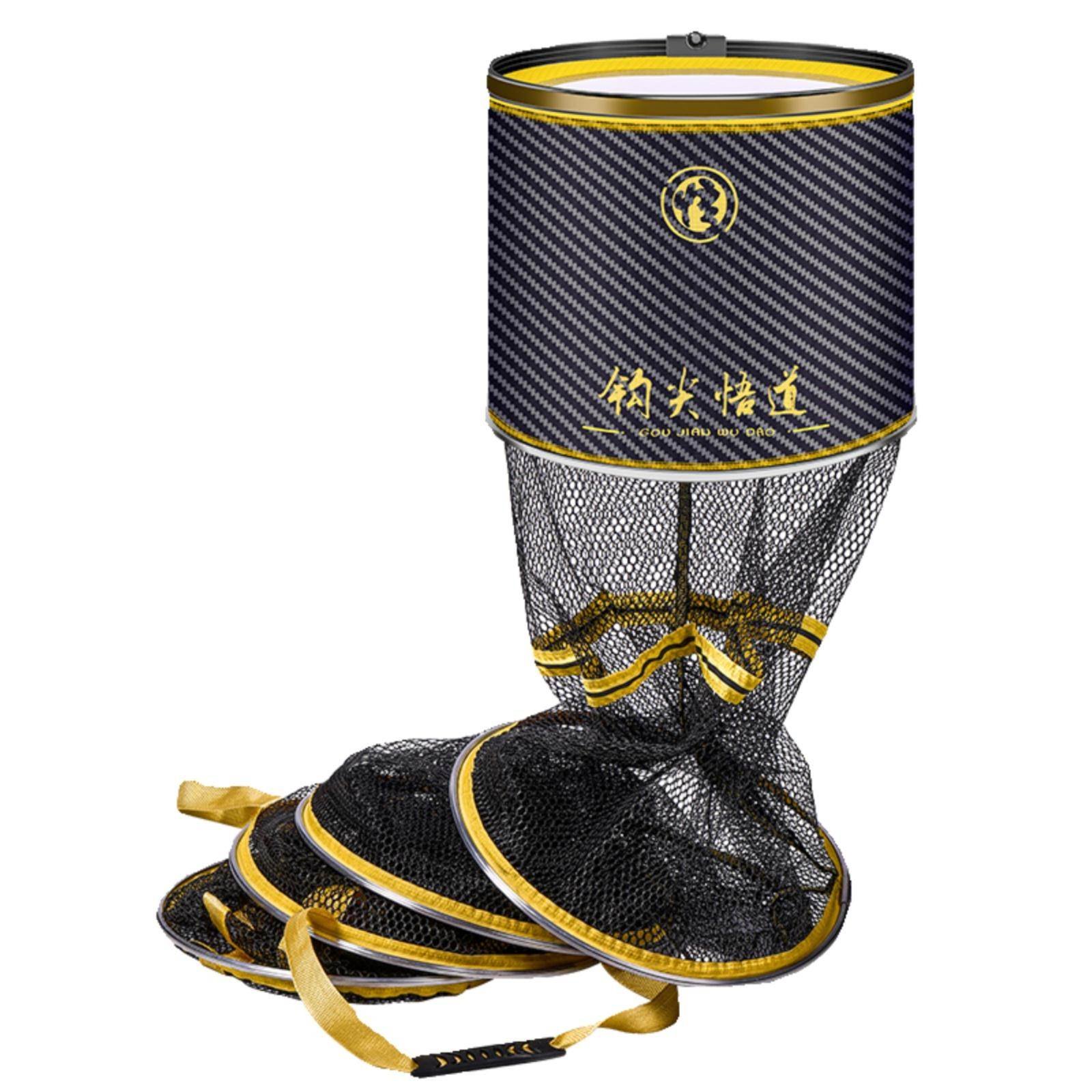 The Goku net fisher's 2024 new bag of fish, dry-drink-proof black-pit fishing