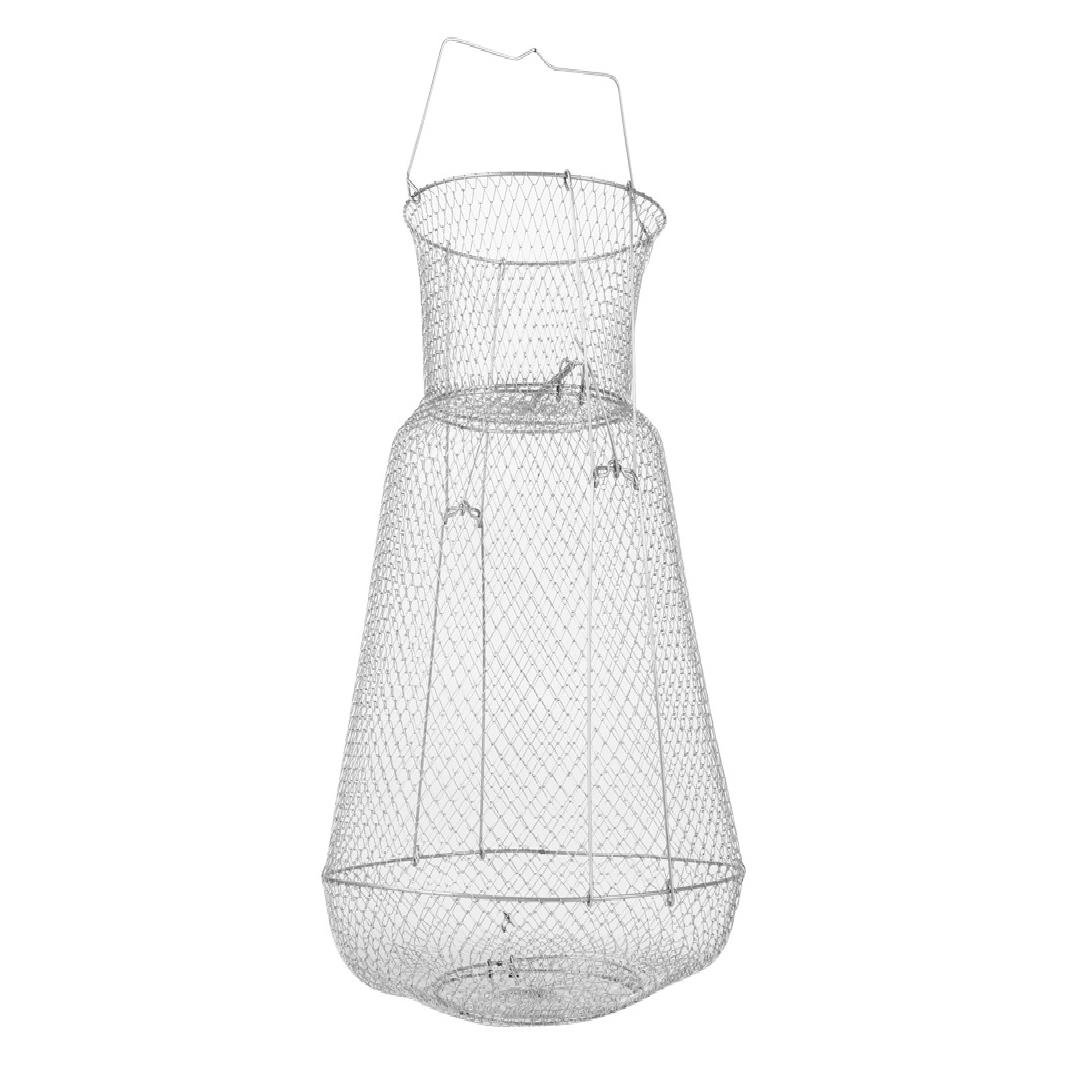 Stainless steel folding steel, stenching fish, fishing for fish crab metal cages, drying up