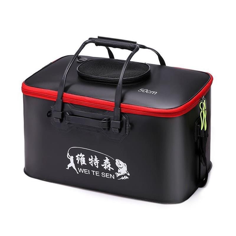 Large fish bags folded and thicked with live fish drums and waterproof fish drums
