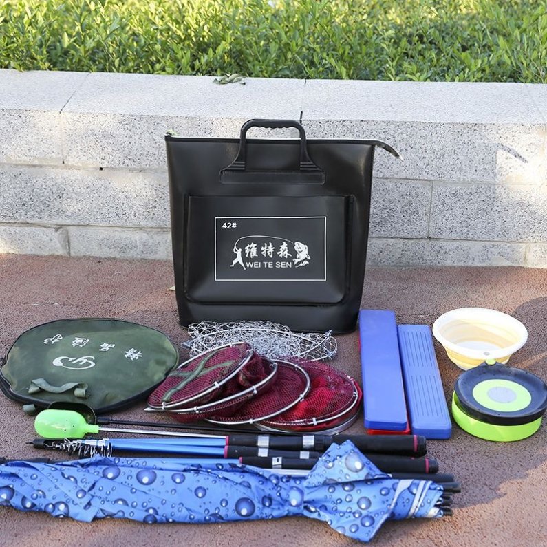 FISH BAG, MULTI-PURPOSE EVA FISHING AND WATERPROOFING, FOLDING OF FISHING GEAR FOR FISHERS