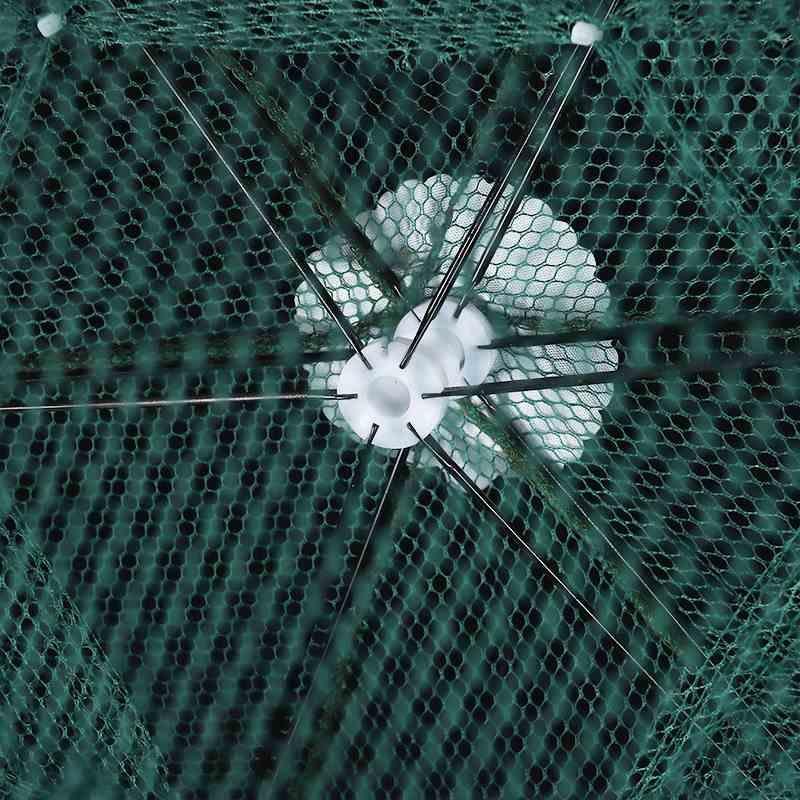 The umbrella net automatically folds the multilateral fish-protected fishing gear, and the net-spreading cage of crab shrimp