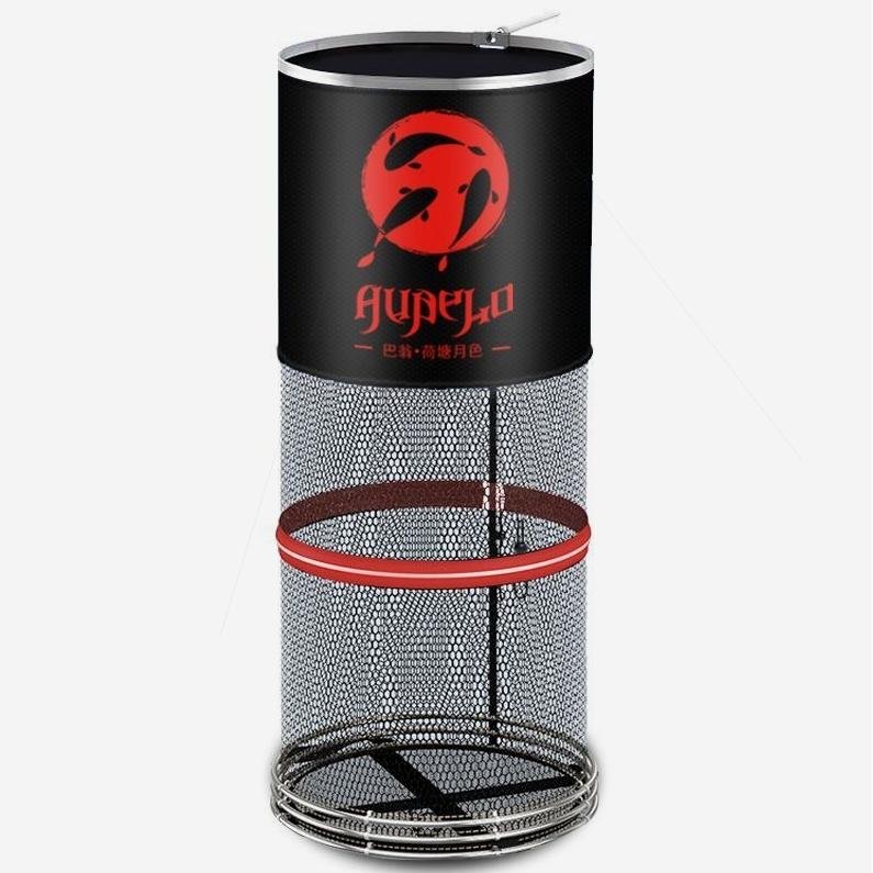 Special-priced fish with glued nylon-coated, stainless steel-covered, double-ringed fishing net fishing gear