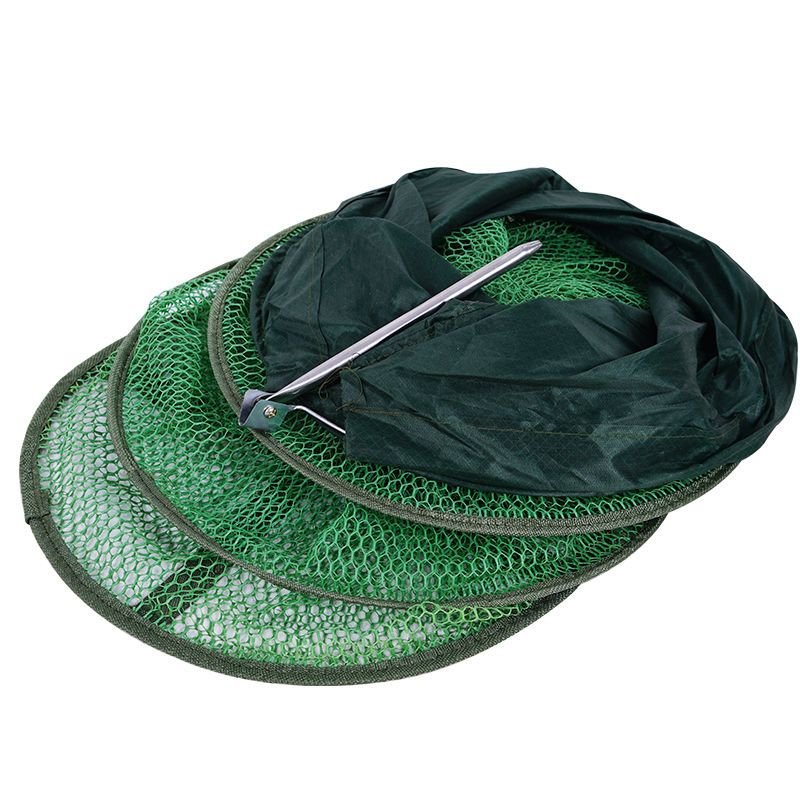 The stainless steel-fish nets cover fish bags with thick fish bags folding multiple functions with thick dry nets