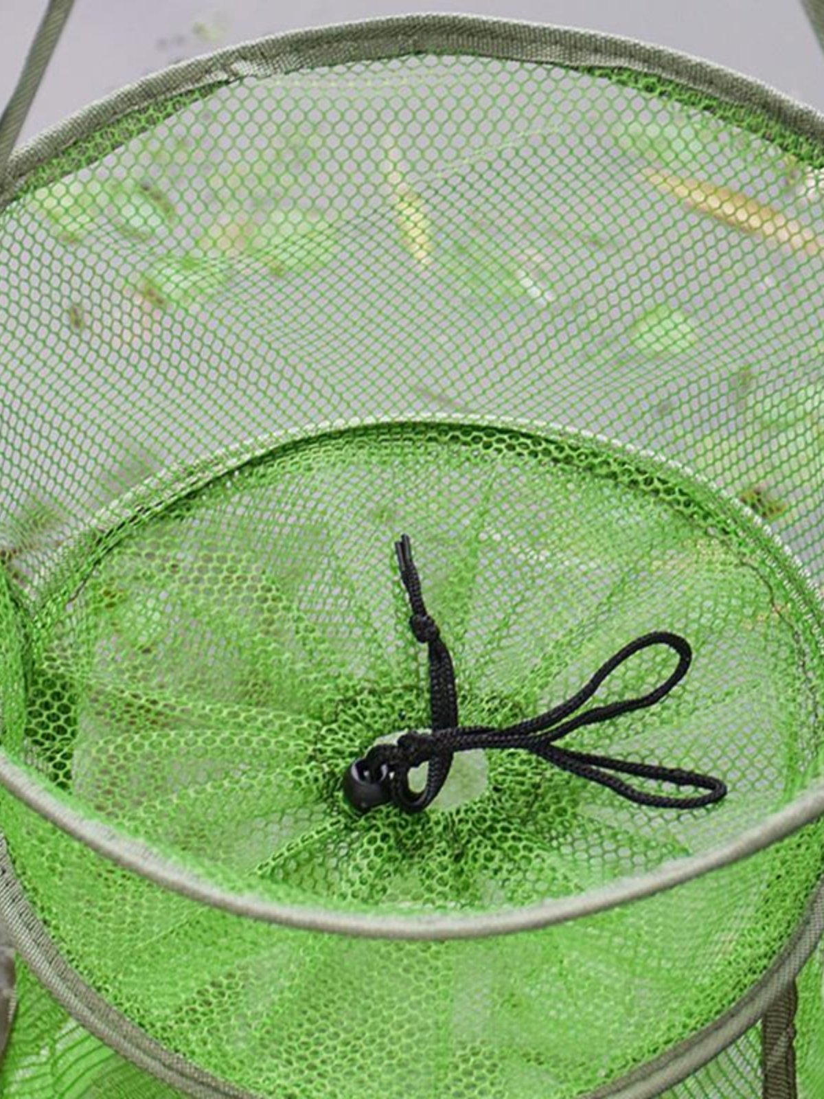Portable small fish nets, folded, retrenchable, dry-seasoned fish bags, mini-eye fishing gear