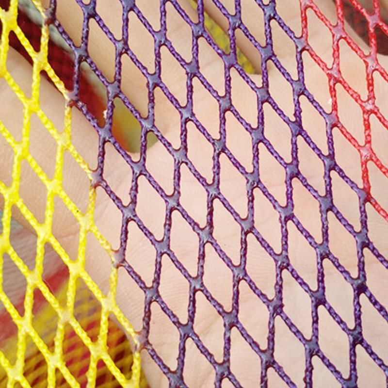 The nylons are thickened with rubber-coated fish, and it's hard to weave a fisher's net