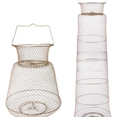 304 stainless wirefish to protect the fenced wire net, folding and carrying a dry net for yellowfish metal