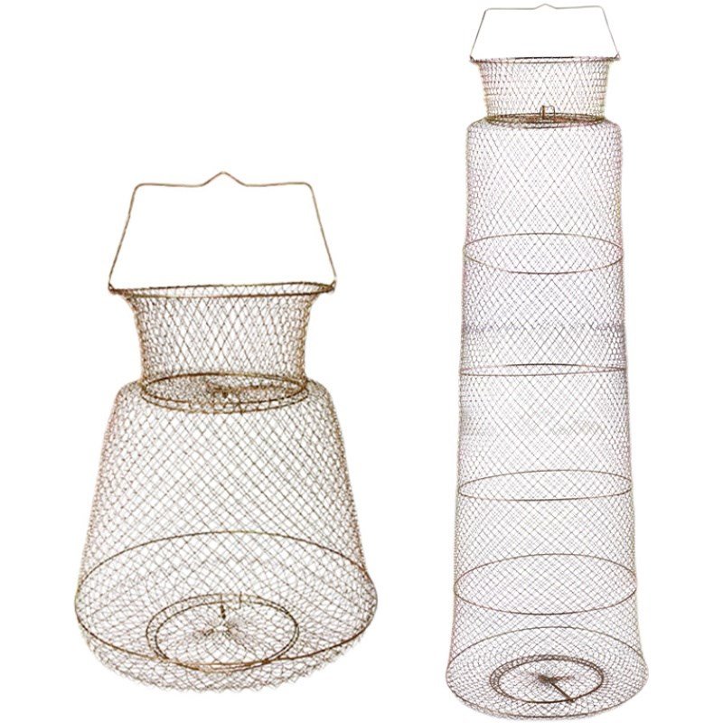 .304 stainless wirefish for fenced wires, folding and carrying a dry net for yellowfish metal