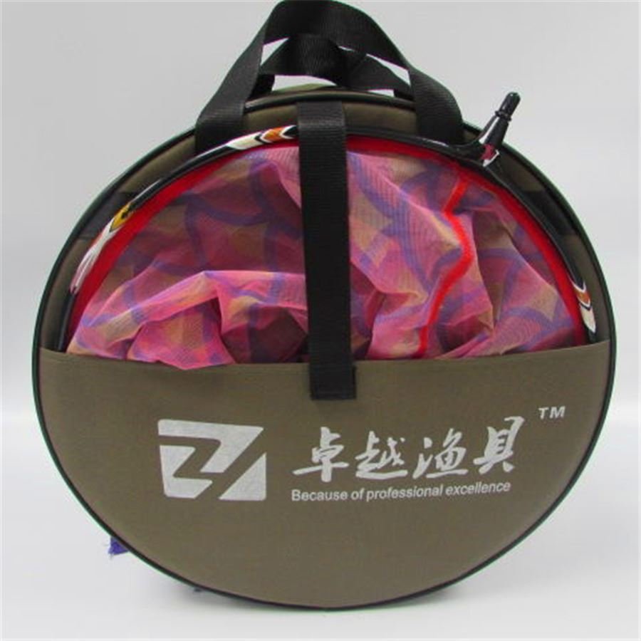 a canvas full of water-resistant little fish bag with 45 and 50 cm round fishing gear