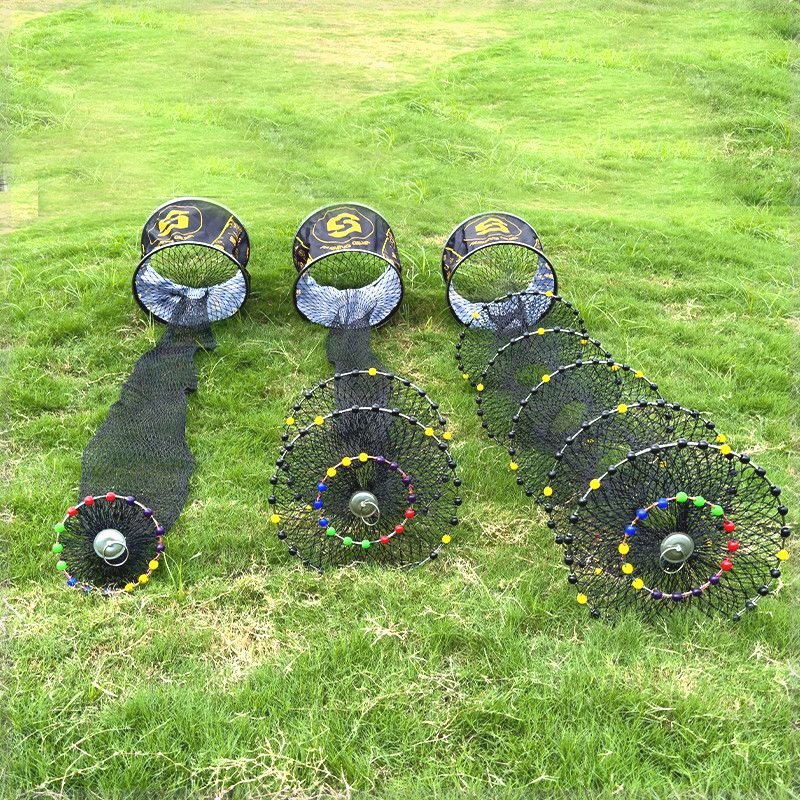 a new, hand-made black and gold-weaving double-wire dryer for the t-black pit fish net