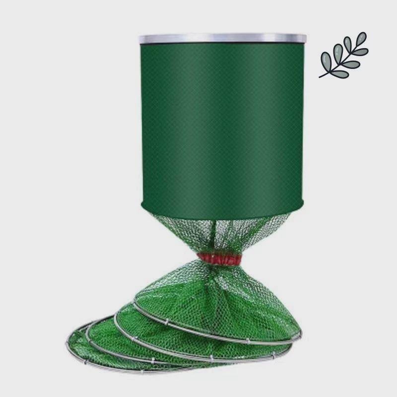 Stainless steel net for fish packs with thick fish bags folding multiple functions with thick dry nets for fish