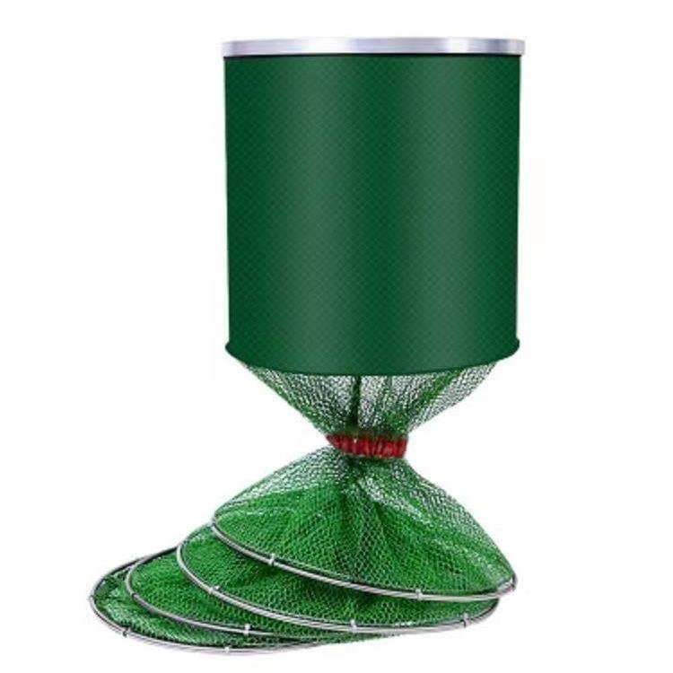 Stainless steel net for fish packs with thick fish bags folding multiple functions with thick dry nets for fish