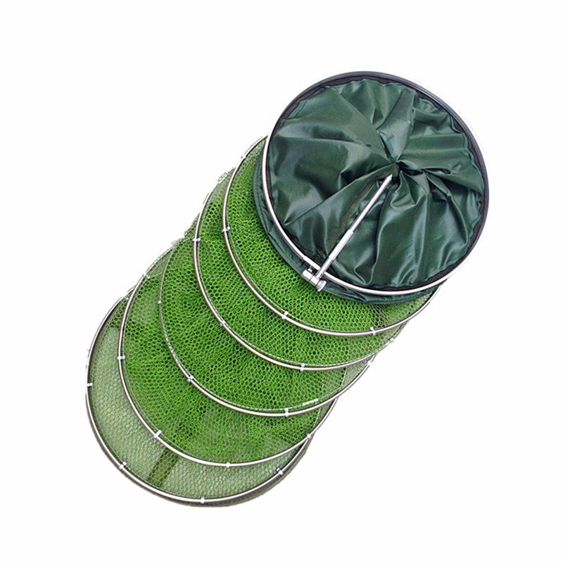 A special-priced mail-fish net with a rubber-coated, stain-proof steel ring to the fishing gear net