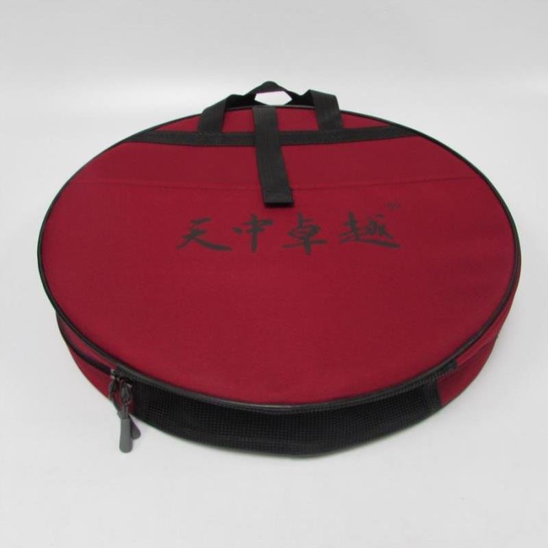 the canvas is thick, waterproof, small, 45c50cm round fishing gear packs
