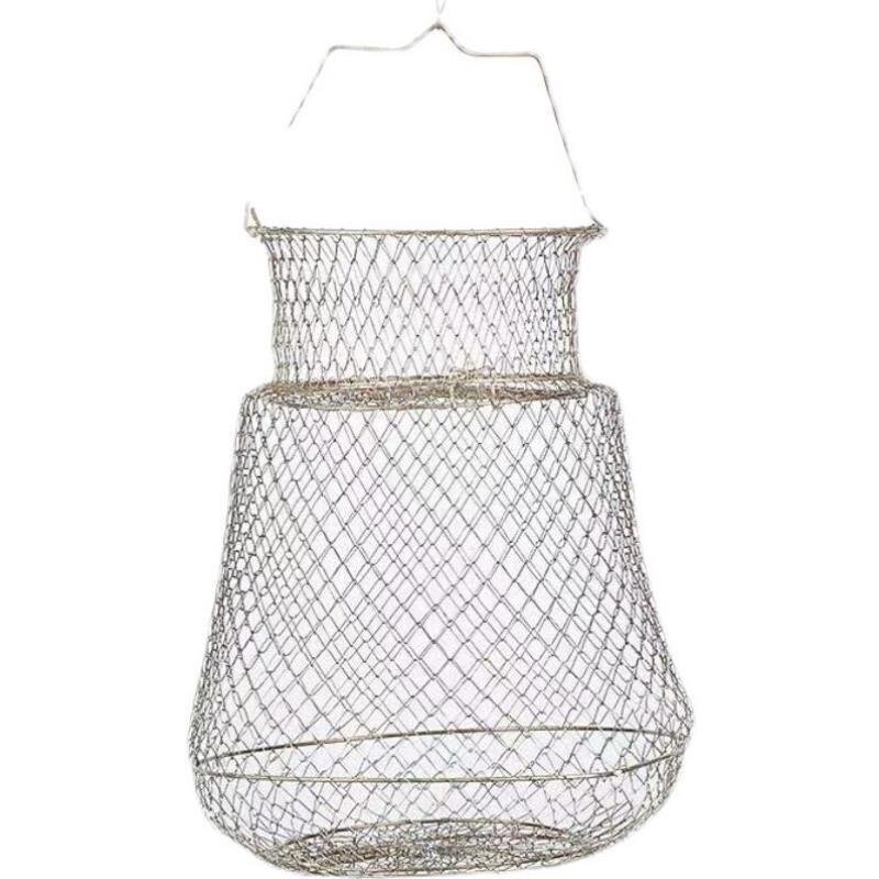 Metal folding of steel-wireded steel-wire-protected steelfish against a bite-resistant net