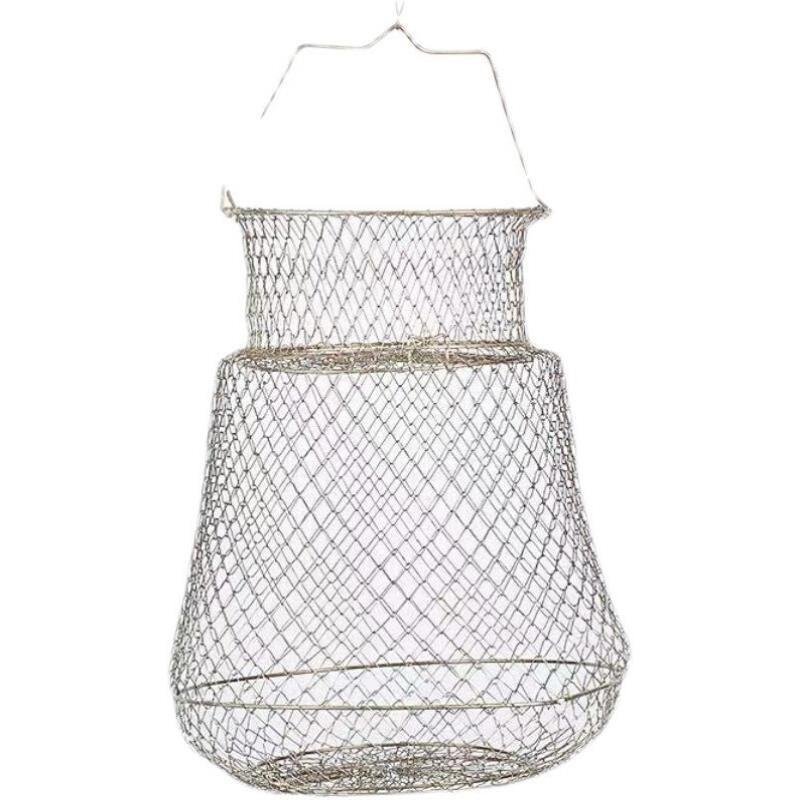 Metal folding of steel-wireded steel-wire-protected steelfish against a bite-resistant net