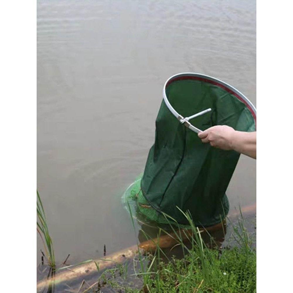 The stainless steel-fishing net protects the fish from the overloading of fish bags
