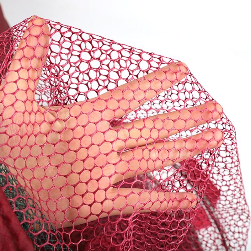 Swimming-net-retarded dry fish, folding fish, stainless steel, double-ringed fishing nets, wild fishing